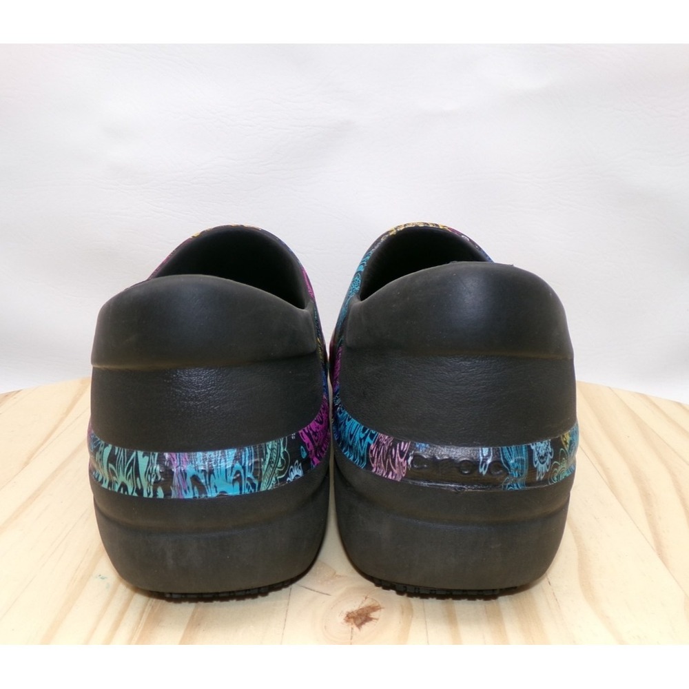 Crocs Neria Pro II Clog Bright Paisley Multicolor Floral Print Womens 11 Slip-On - Picture 3 of 9